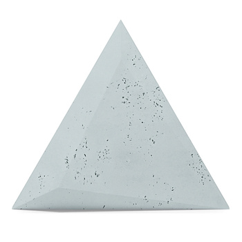 Płyta betonowa na ścianę 3D PB36 520x600x30, jasny błękit CL06, beton architektoniczny