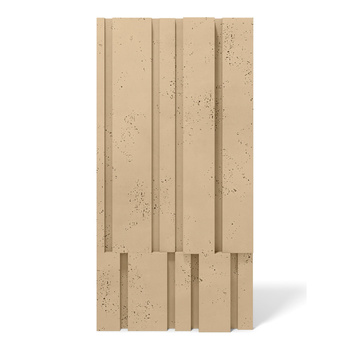 Płyta betonowa na ścianę 3D PB13 1200x600x40, miodowy CL03, beton architektoniczny