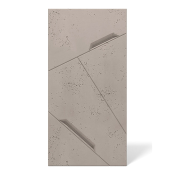 Płyta betonowa na ścianę 3D PB18 1200x600x38, szarobeżowy CL05, beton architektoniczny