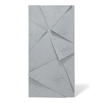 Płyta betonowa na ścianę 3D PB05C 1200x600x48, szary S96, wzór C, beton architektoniczny