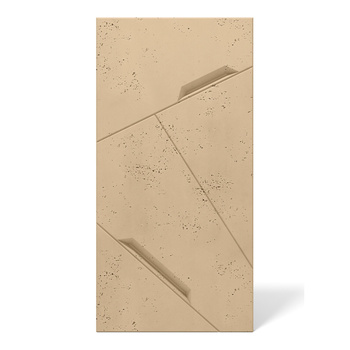 Płyta betonowa na ścianę 3D PB18 1200x600x38, miodowy CL03, beton architektoniczny