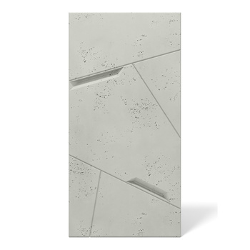 Płyta betonowa na ścianę 3D PB18B 1200x600x38, pistacjowy CL08; wzór B, beton architektoniczny