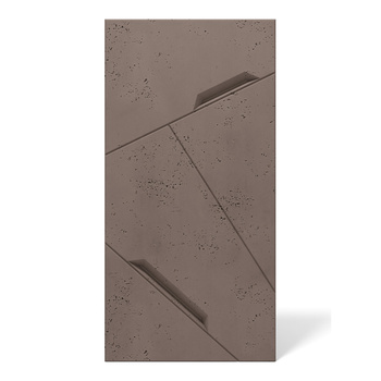 Płyta betonowa na ścianę 3D PB18 1200x600x38, czekoladowy CL02, beton architektoniczny
