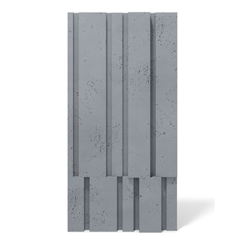Płyta betonowa na ścianę 3D PB13 1200x600x40, antracytowy B08, beton architektoniczny