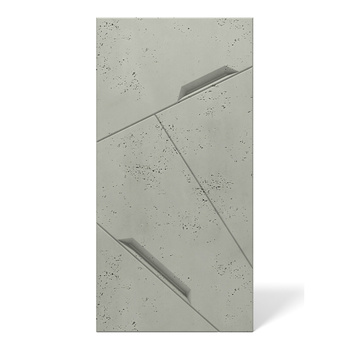 Płyta betonowa na ścianę 3D PB18 1200x600x38, zgaszona zieleń CL09, beton architektoniczny