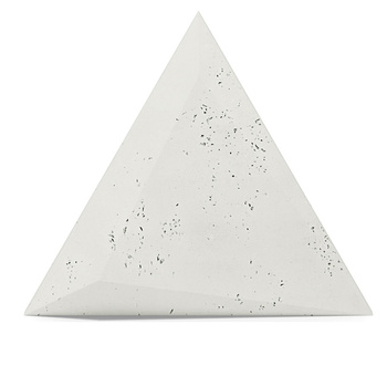 Płyta betonowa na ścianę 3D PB36 520x600x30, zgaszona biel B0, beton architektoniczny