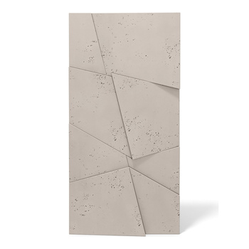 Płyta betonowa na ścianę 3D PB05B 1200x600x48, kaszmirowy CL04, wzór B, beton architektoniczny