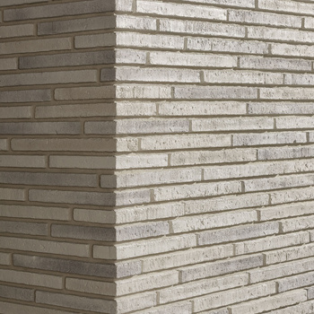 Narożnik do cegły betonowej long Puro Marfil jasnoszary 250/100x40x20