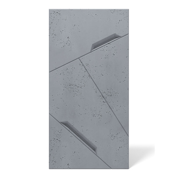 Płyta betonowa na ścianę 3D PB18 1200x600x38, antracytowy B08, beton architektoniczny