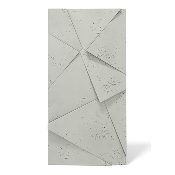 Płyta betonowa na ścianę 3D PB05C 1200x600x48, pistacjowy CL08, wzór C, beton architektoniczny