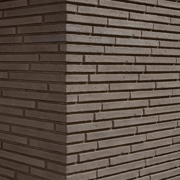 Narożnik do cegły betonowej long Puro Corteza brązowoszary 250/100x40x20