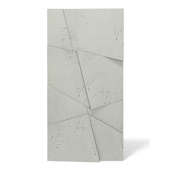 Płyta betonowa na ścianę 3D PB05B 1200x600x48, pistacjowy CL08, wzór B, beton architektoniczny