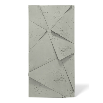Płyta betonowa na ścianę 3D PB05C 1200x600x48, zgaszona zieleń CL09, wzór C, beton architektoniczny